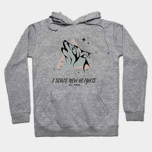 Wolf Roar I Scale New Height Hoodie